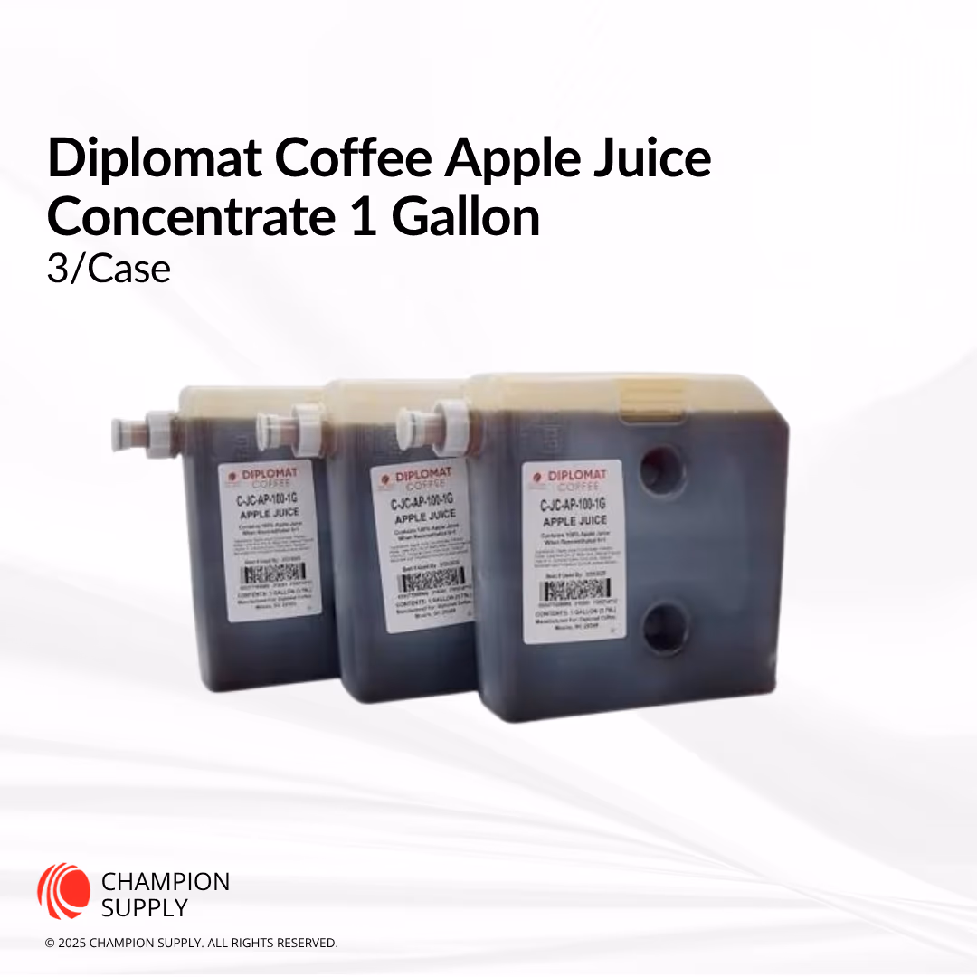 Diplomat Coffee Apple Juice Concentrate 1 Gallon, Case Of 3